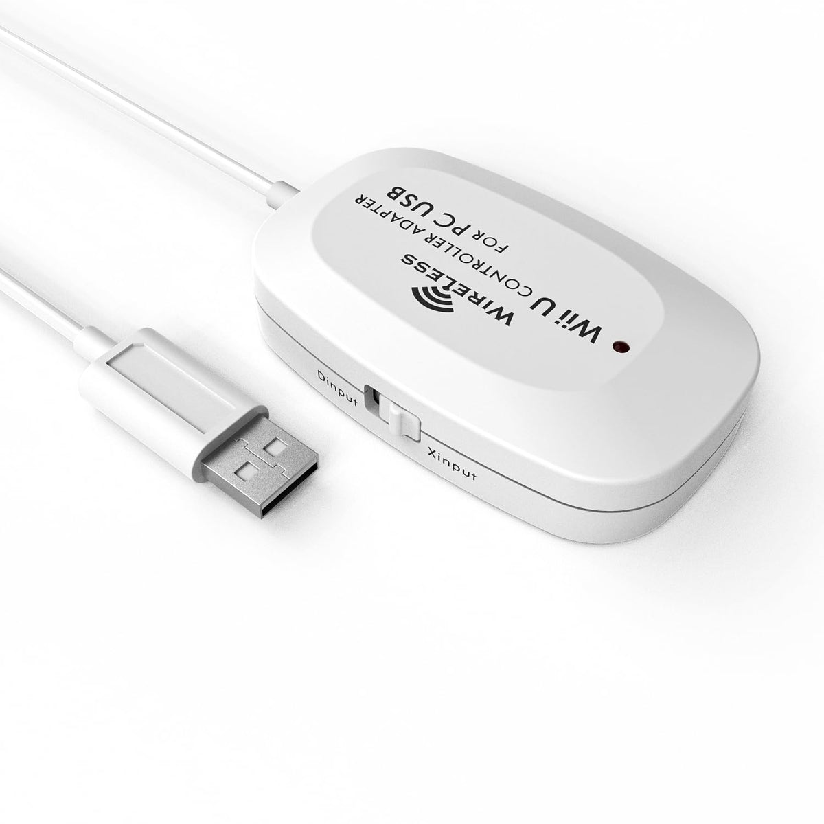 Mayflash Wiiu controller to PC adapter showing the input mode toggle switch