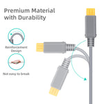 USA imported alternative power cord for Nintendo Wii U console setup