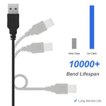 Cstesvn gaming console charger cord black