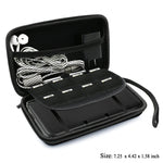 Nintendo console secured inside the Beady hard shell travel bag