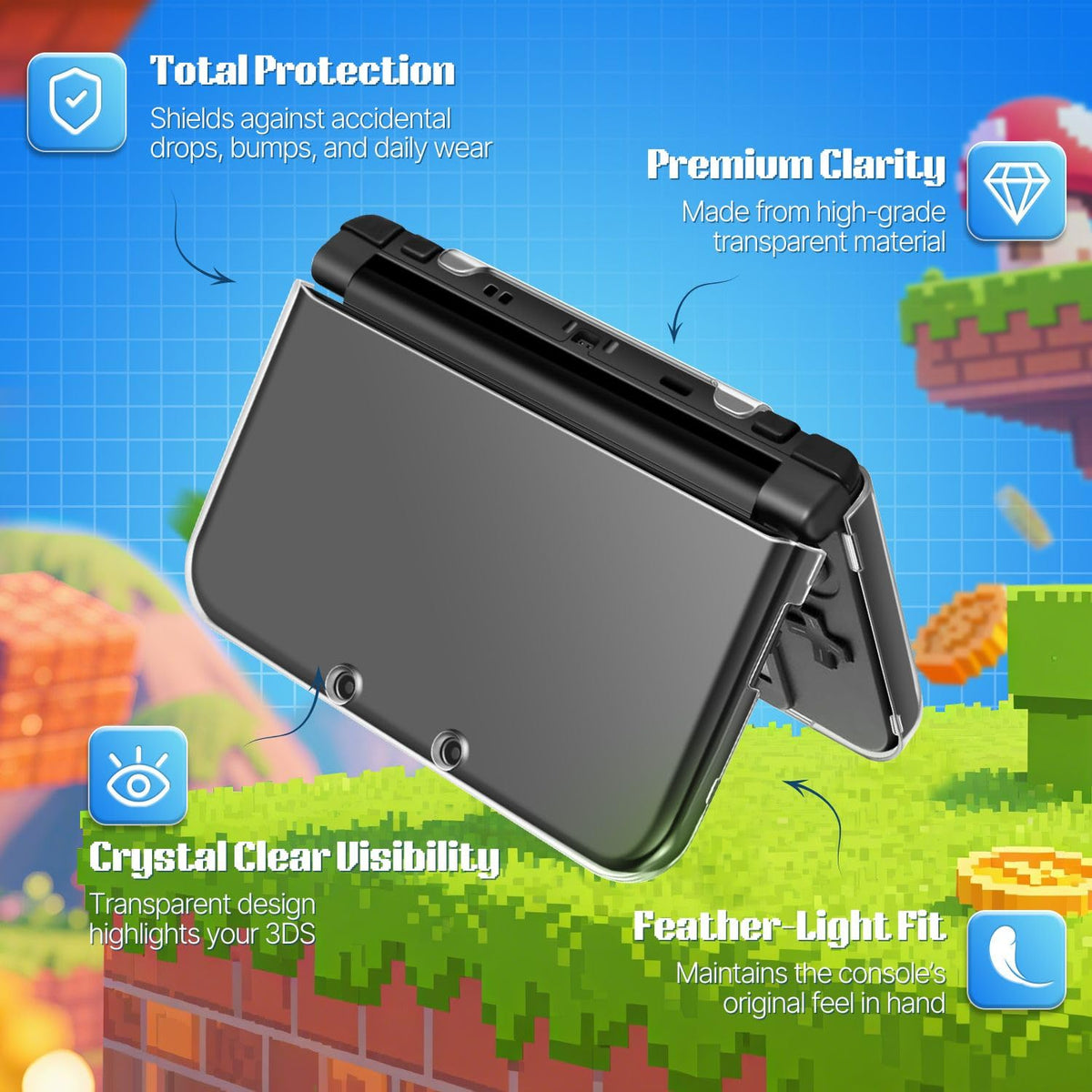 Snap-on mechanism of TNP crystal protective skin