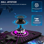 AXYBCOOL controller ergonomic grip showing Hall Effect joystick
