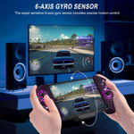 Back view of AXYBCOOL one-piece handheld joypad for Switch OLED