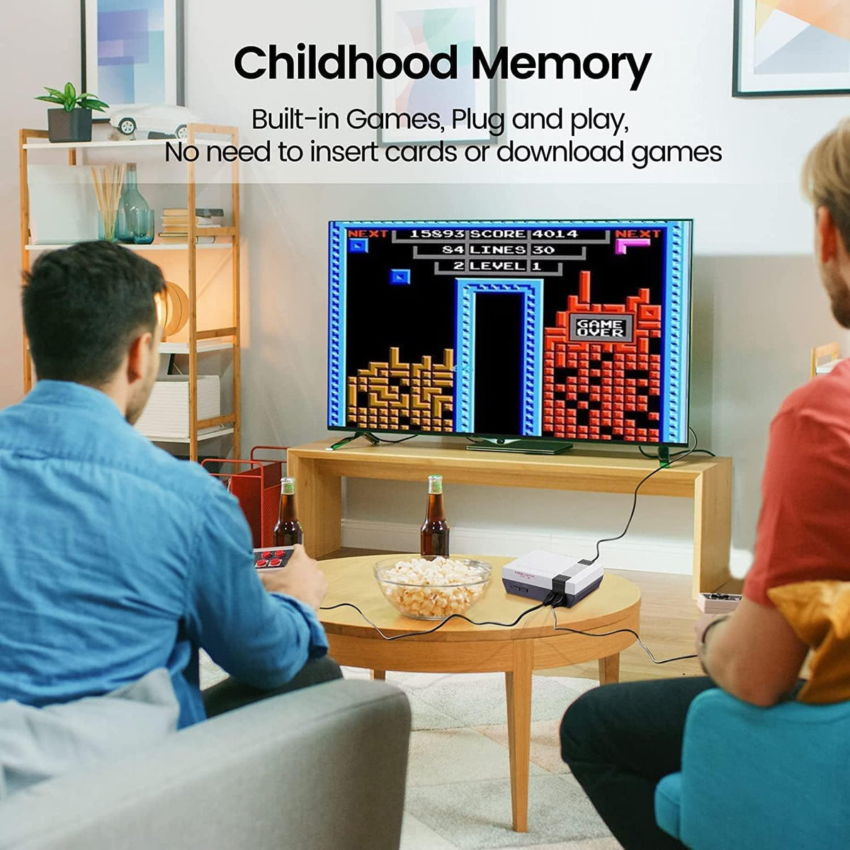 Two wired controllers connected to 620 game console