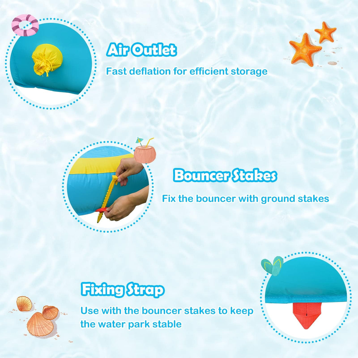 High capacity blower for Bountech inflatable water park