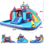 Splash pool area of the Akeydiy inflatable water park