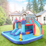 Akeydiy inflatable castle style water park fully set up outdoors