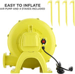 High-powered 580 Watt blower included with Akeydiy water park