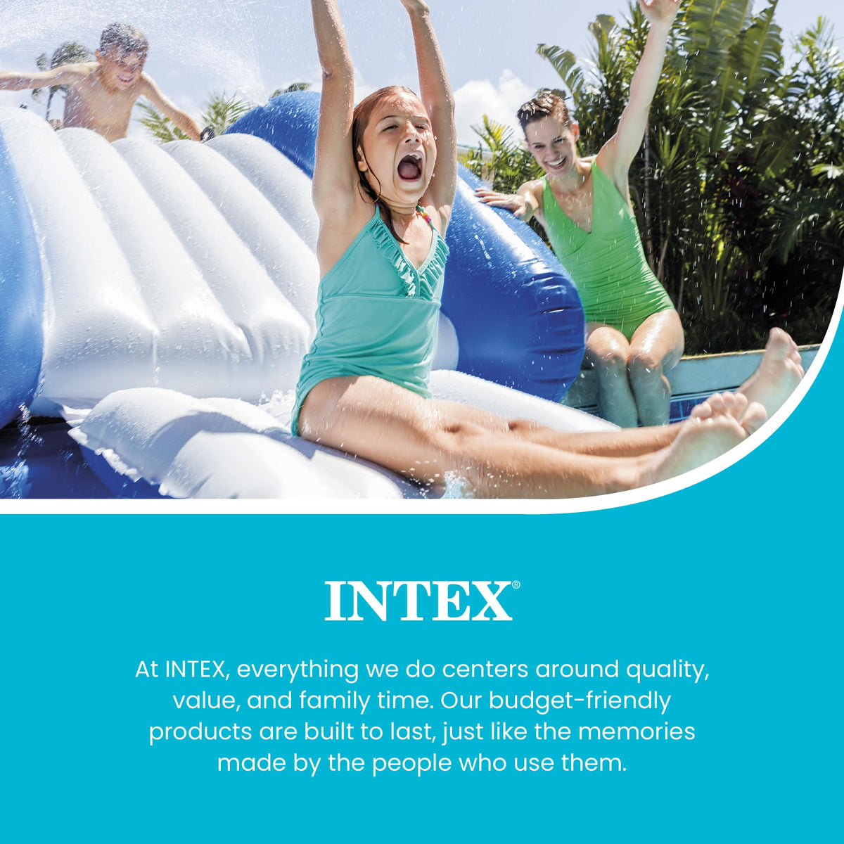 Intex Kool Splash slide garden hose connection point