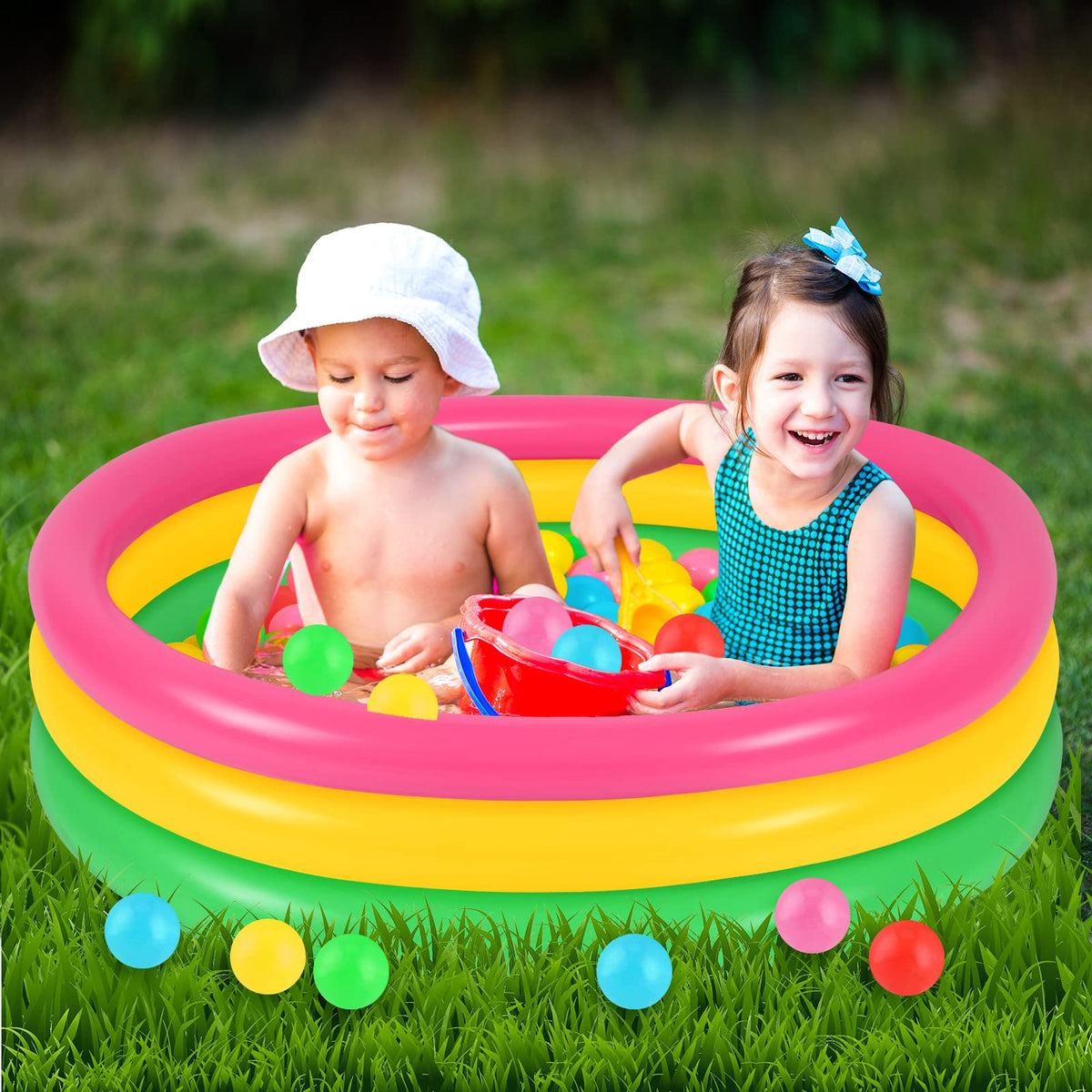 Mesh bag holding fifty pieces of smooth crush proof plastic mini pool balls