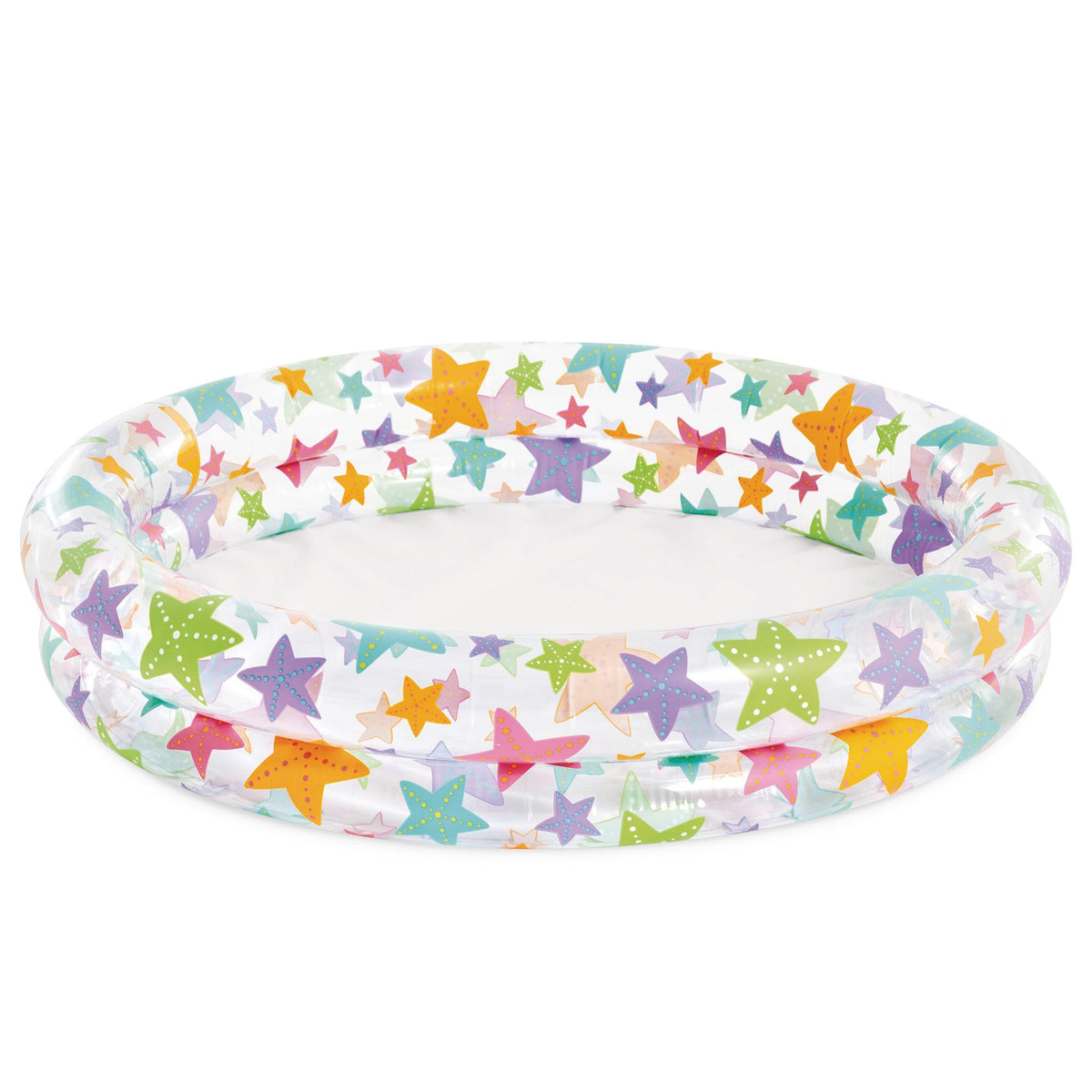 Intex Stargaze series children inflatable water play set showing two ring structural design details