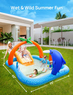 Evajoy indoor dry ball pit configuration filled with colorful plastic balls inside a playroom.