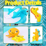 WODMAZ inflatable pool set showing thick premium non toxic PVC material texture