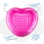 ArtCreativity Sparkly Inflatable Kiddie Pool close up of the soft air cushioned base