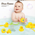 FIVEDAOGANG mesh storage bag filled with twenty plastic ducks for easy cleanup