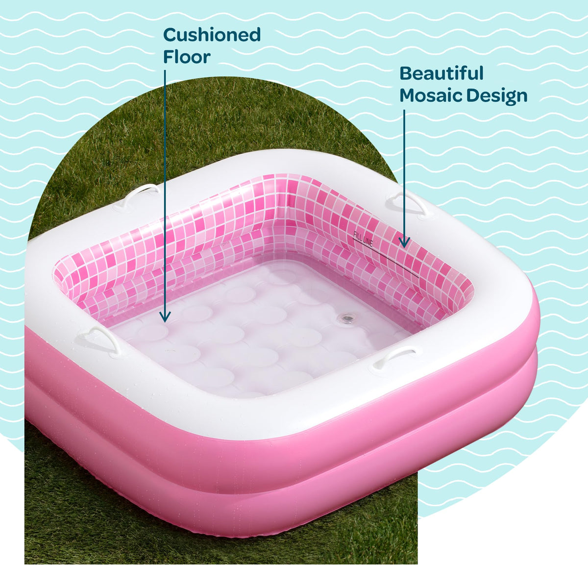 GRIP A POOL portable baby bathtub folded flat for travel and easy storage