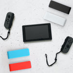 Back view of Nintendo Switch console with replacement kickstand attached