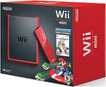 Matching red Nintendo Wii Remote Plus and Nunchuk controller accessories included in the box.