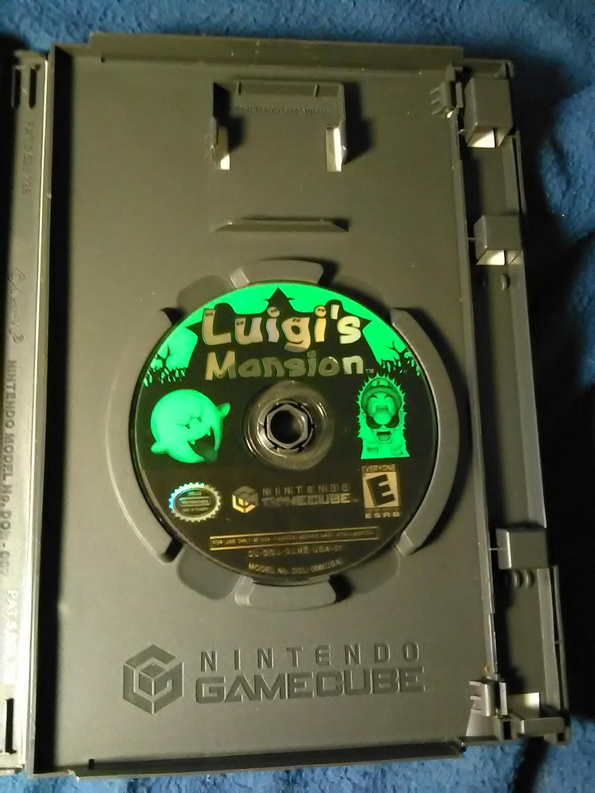 Nintendo Luigi's Mansion Player's Choice edition case back cover details