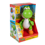 Full packaging view of the imported USA version of Super Mario Let's Go Yoshi interactive figure.