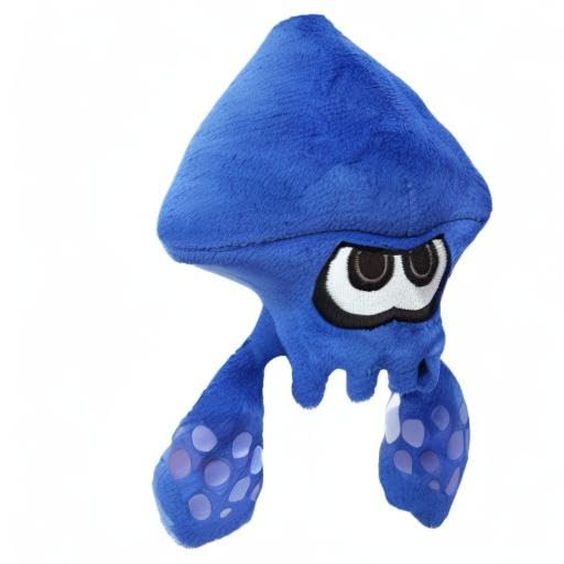 Authentic Nintendo Blue Squid stuffed toy for collectors