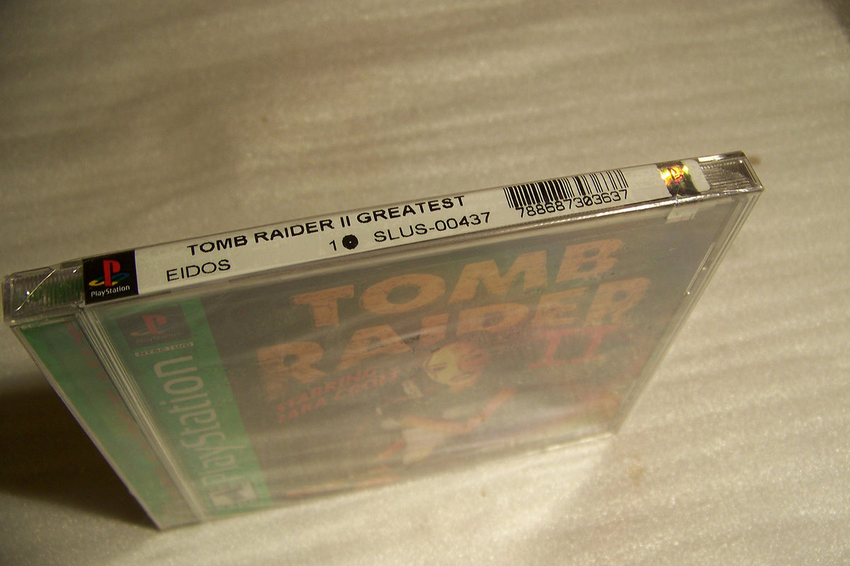 Tomb Raider II Starring Lara Croft classic PlayStation game collector item