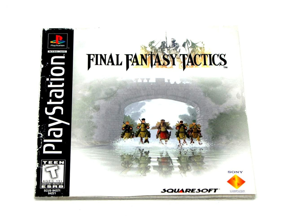 Original Sony PlayStation Final Fantasy Tactics game disc