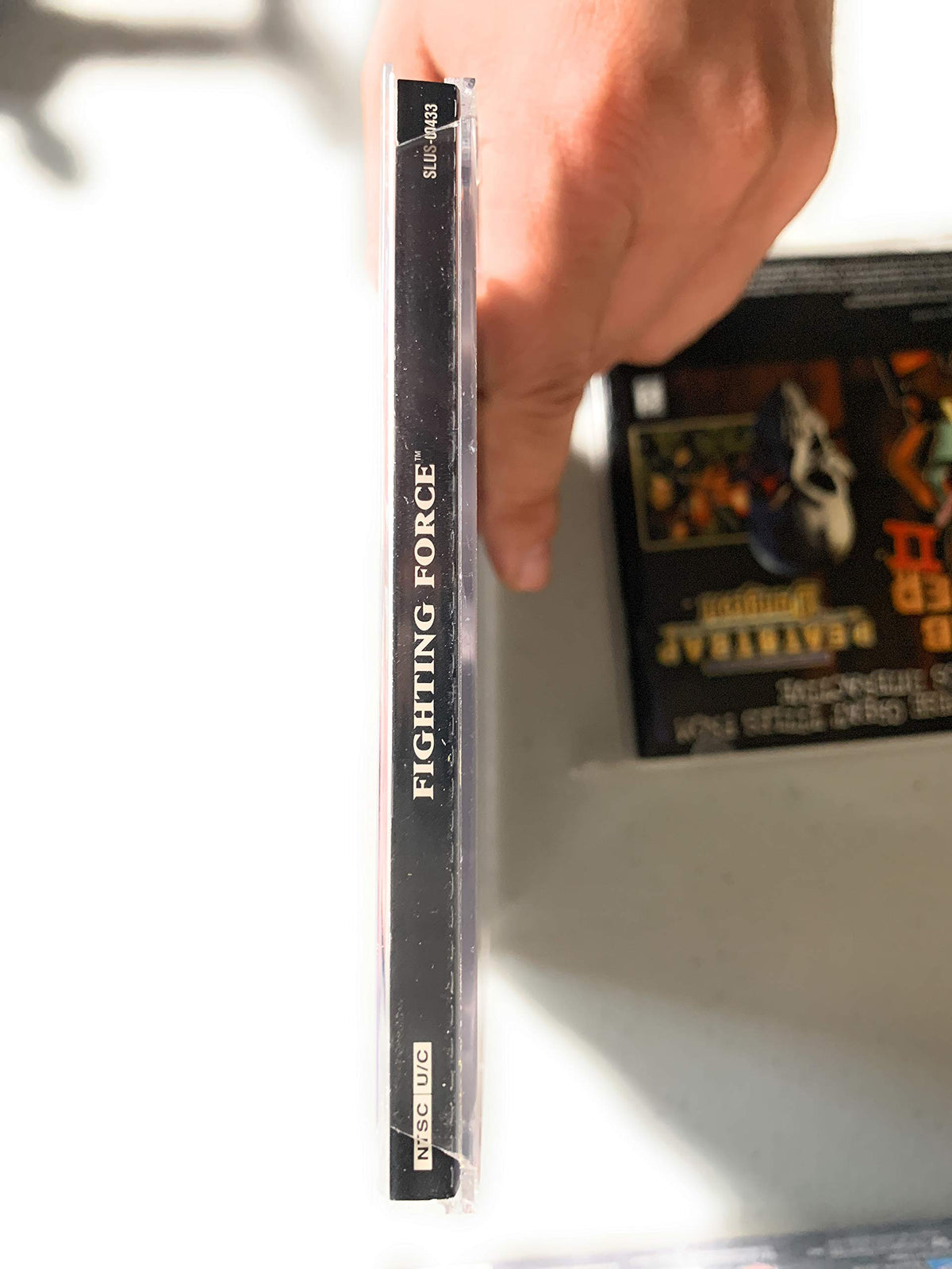 Square Enix Fighting Force game branding and case detail