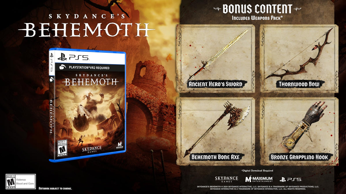 Skydance's Behemoth VR gameplay featuring the hunter Wren