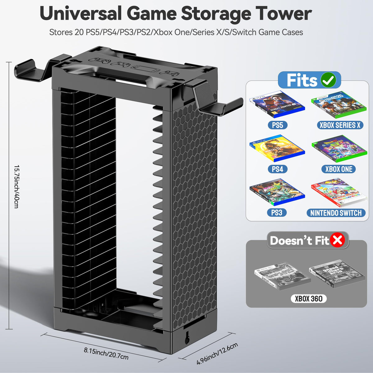 Kytok game organizer showing vertical and horizontal orientation