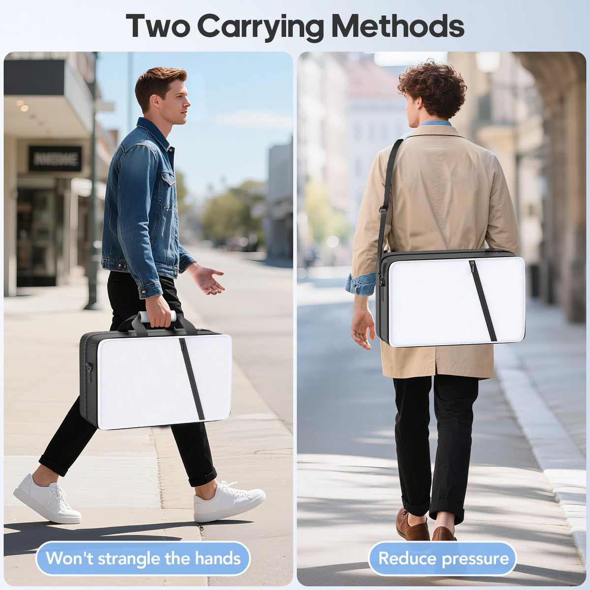 Gersker carrying case with shoulder strap attached