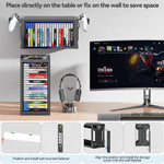Kytok disc storage rack holding twenty game cases