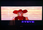Back side of authentic Sunset Riders SNES cartridge