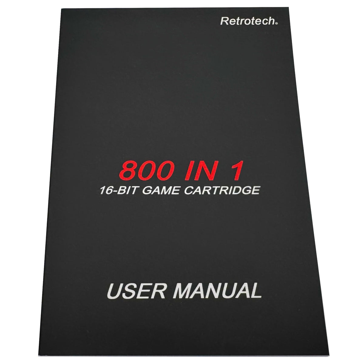 Retrotech 800-in-1 game cartridge with LED light feature
