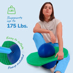 ArtCreativity active play pogo ball displaying the 175 pound weight capacity construction details