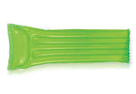 Close-up of the comfortable built-in pillow headrest on the Intex swimming raft.