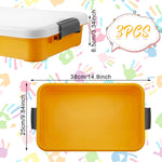Suzile sensory bin set in blue orange and pink colors