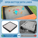 Kids playing in FunXplore outdoor wooden sand pit