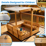 Adjustable height mechanism on Mayugardening sandbox roof