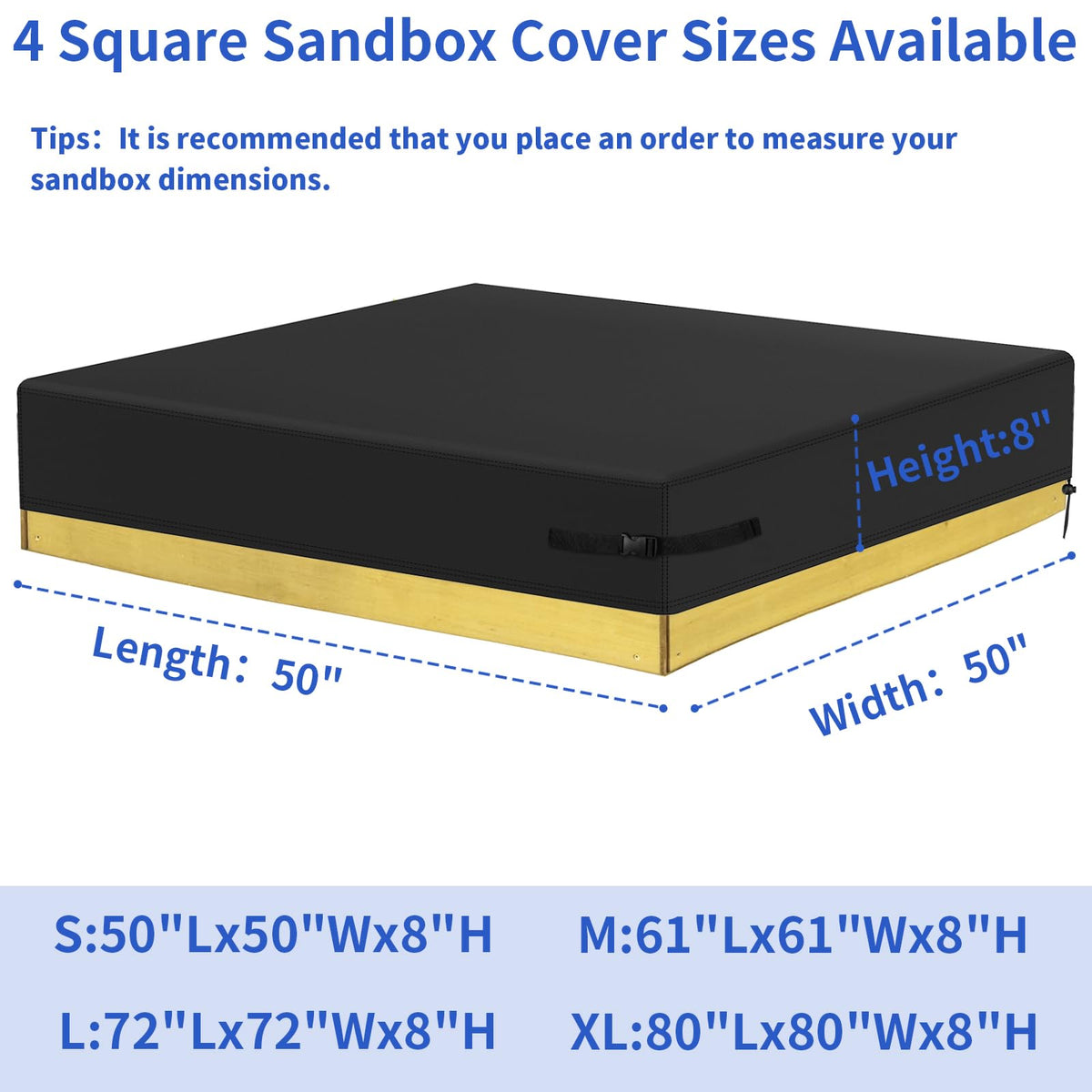 Outdoor storage bag for Yexcend sandbox cover
