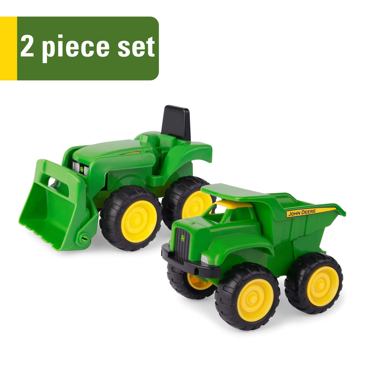 John Deere sandbox vehicle set in original packaging