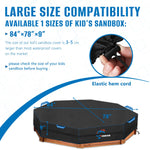 Siruiton waterproof sandbox cover showing fabric texture
