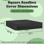 Kasla sandbox cover with drawstring and buckle security features