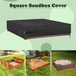 Kasla sandbox cover folded for easy compact storage