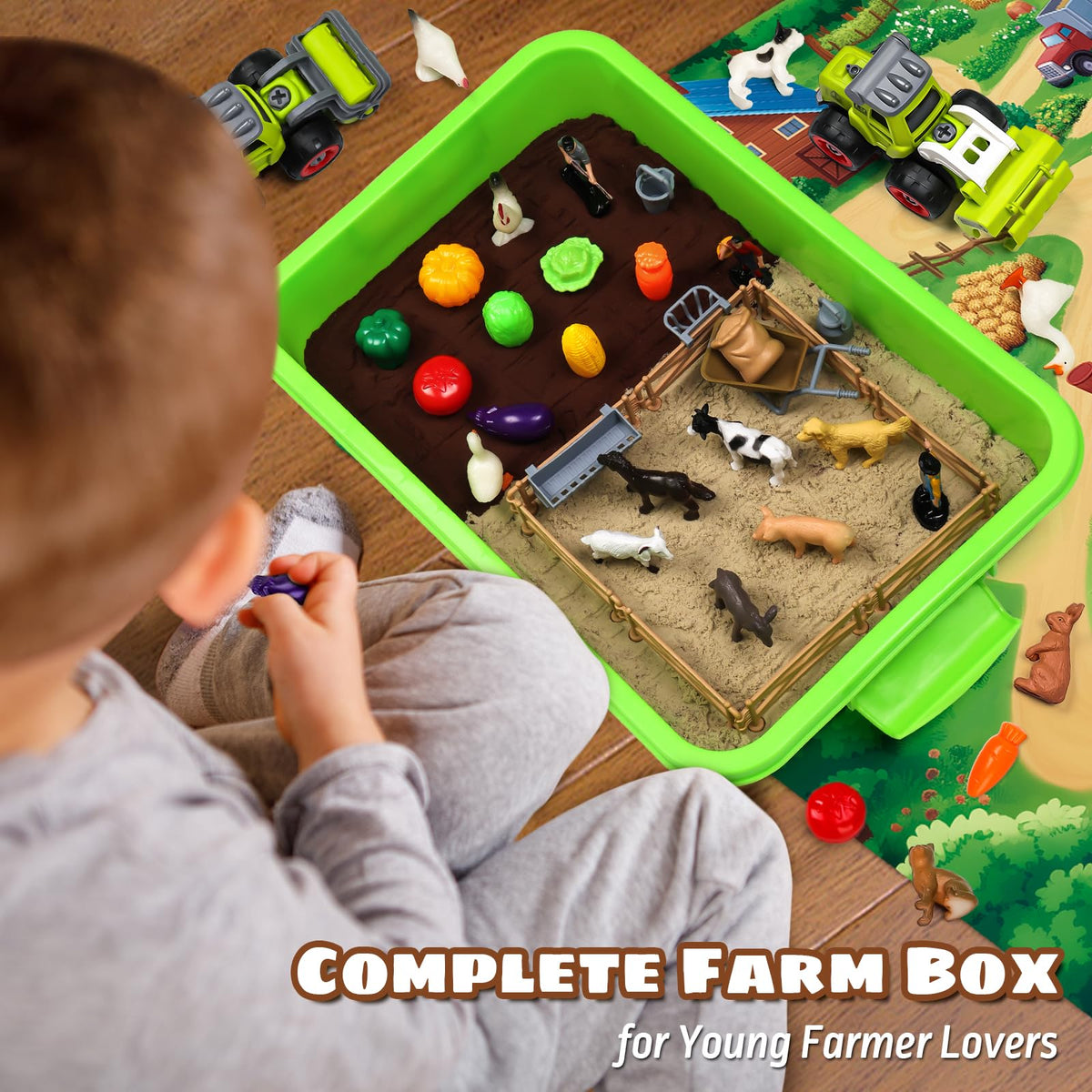 Educational STEM farm toys for 3 to 7 year olds