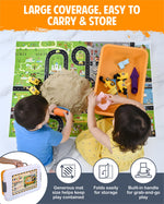 Riyo Play sensory bin with lid and handle closed for storage