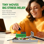 Stress relief office desk accessory with miniature dumpster