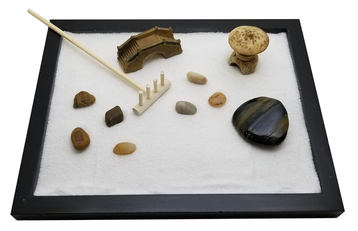 Desktop meditation kit for stress relief in office