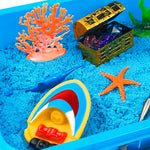 Detailed view of Agentlan marine animal toy set