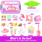 Children playing with Carolart Pet Sensory sandbox kit